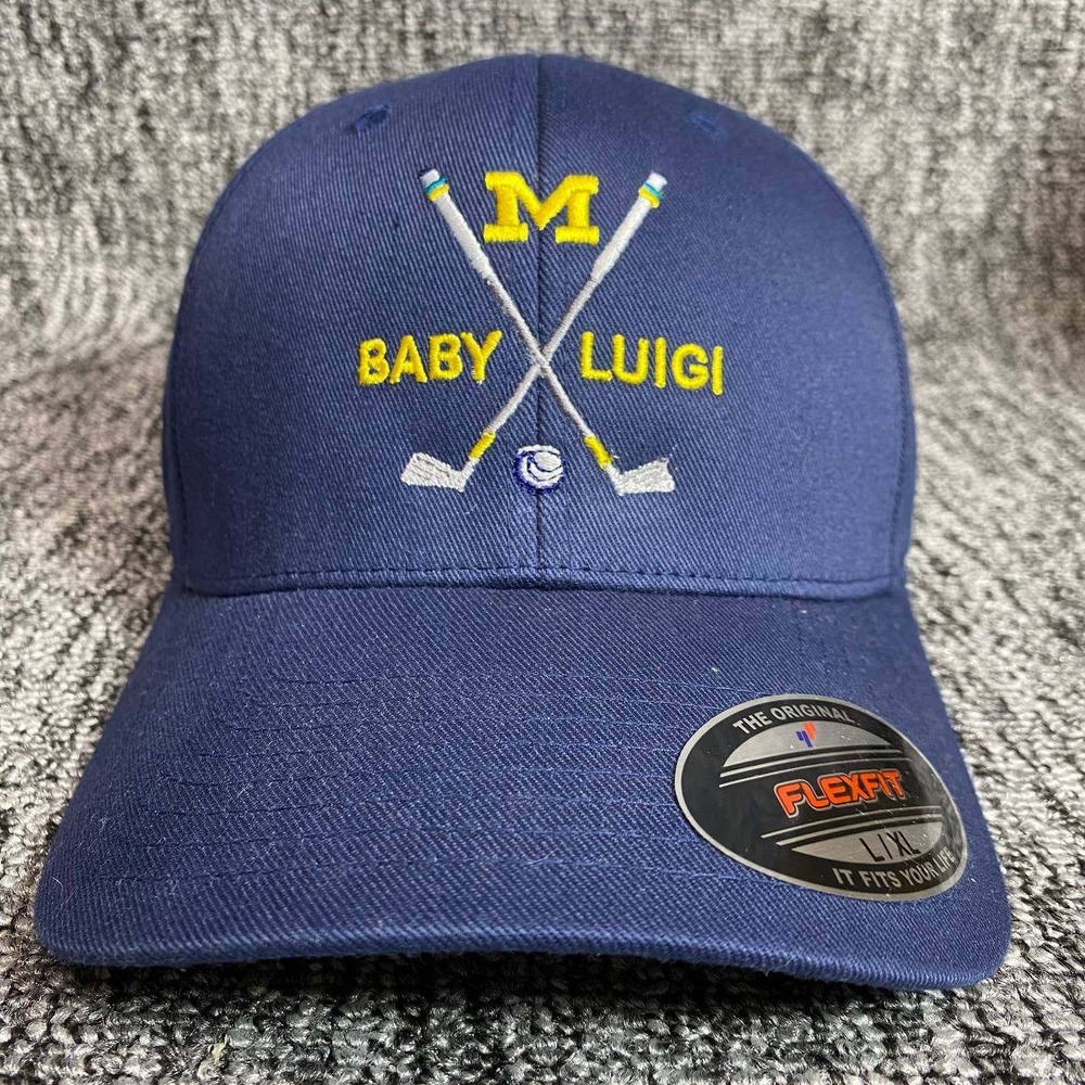 Michigan Baby Luigi Savone Foundation Charity Hat Flexfit L/XL Golf Style Cap